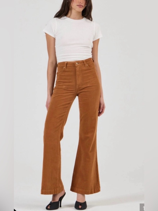ROLLA'S Denim - ROLLA'S High-Rise Flare Jeans in Chestnut